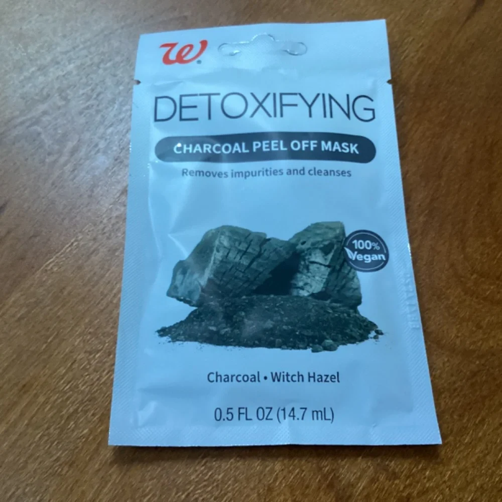 Walgreens Detoxifying Charcoal Peel Off Masks Bundle 14.7 ml 6 pack New